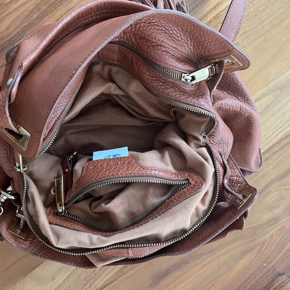 Sandro Tan Leather Shoulder Bag, Gently Worn, Great Look, Super Soft - Picture 5 of 9